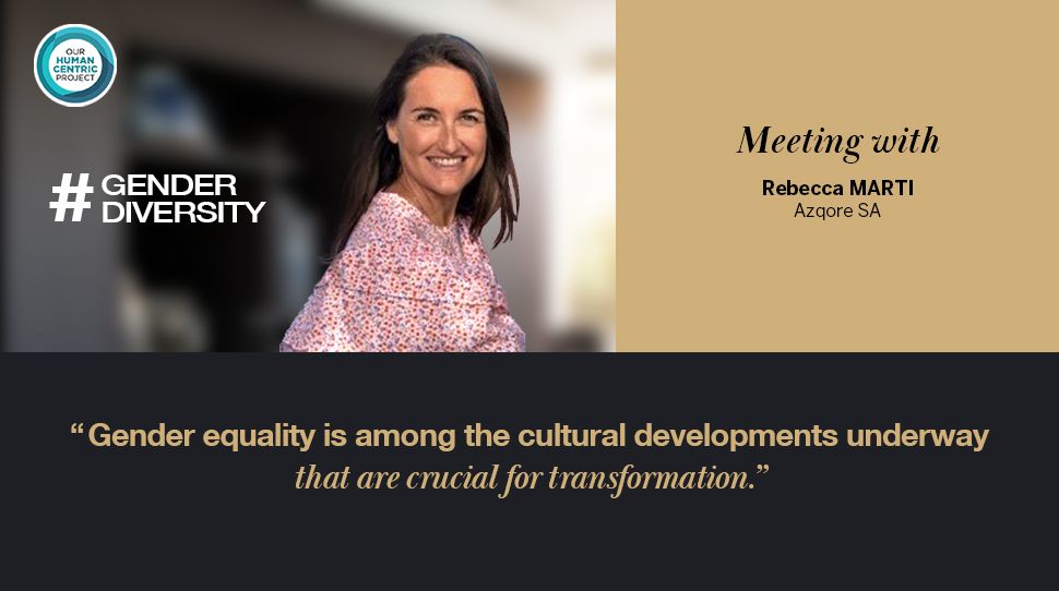 Rebecca Marti | gender diversity | Azqore | Indosuez